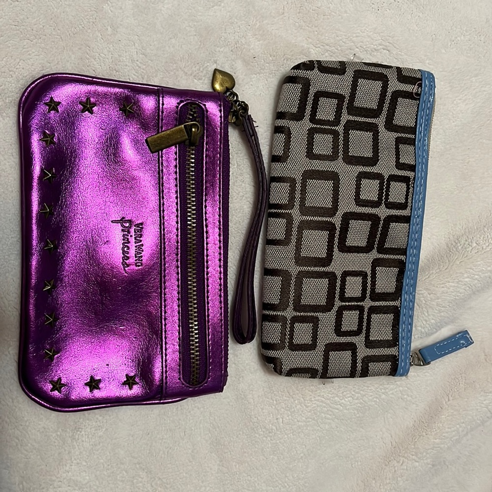 Vera Wang Princess purple jewelry bag/ brown: blue jewelry bag ($14 each)